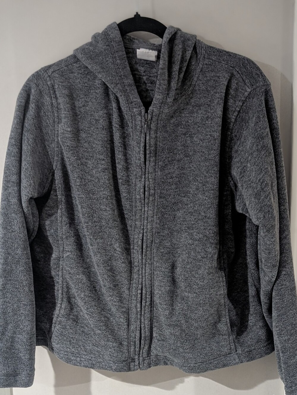 Colombia Women's Gray Hooded Zip Sweater
